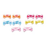 10pcs Cartoon Dei Capelli Scunchies Bowknot Forma Elastici Fasce Per Capelli Morbide Corde Accessori Per Capelli Di Natale Per Ragazze
