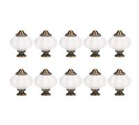 10pcs cassetto armadio maniglioni a forma di lanterna maniglia della porta dell'armadio tirare pomelli per porte in plastica e lega per la decorazione domestica e sostituire