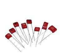 10pcs CBB capacitor 102 222 332 103 223 473 683 104 224 334 474 105 225 100NF 100V Metallized Polypropylene Film Capacitor CZAOINCU(100V473 P5)