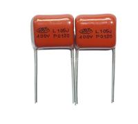 10pcs CBB capacitor 105 400V 105J 1uF 1000nF P15 CBB21 Metallized Polypropylene Film Capacitor AUOQKQUT