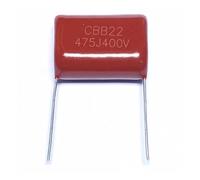 10pcs CBB22 film capacitor 400V475J 4.7uF P=25MM MQXFCZUX