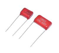 10pcs CBB22 P10MM 15MM metallized polypropylene film capacitor 630 v 104 0.1 0.1 uF uF AUOQKQUT(P10MM)