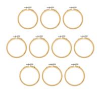 10pcs cerchi per ricami comodi cerchi a punto cross-cuciture cuciture fai-da-te