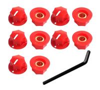 10Pcs Chitarra Interruttore a pedale Bottoni Pedali di Protezione Tappi Per Chitarra Effetto Plastica Pedali Pulsanti Effetto Piedi Chiodo Tappi