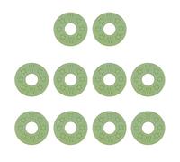 10Pcs Chitarra Strap Serrature di Bloccaggio Della Cinghia di Gomma Chitarra Blocchi di Protezione Della Cinghia Blocchi