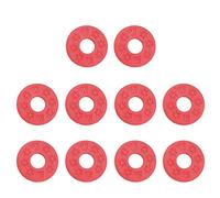 10Pcs Chitarra Strap Serrature di Bloccaggio Della Cinghia di Gomma Chitarra Blocchi di Protezione Della Cinghia Blocchi