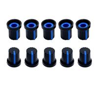 10Pcs Chitarra Volumi Manopola di Controllo 6mm Foro Albero Potenziometro Manopole Sostituzione Chitarra Elettrica Effetto Pedale Manopole Volumi Manopole di Controllo Elettrico