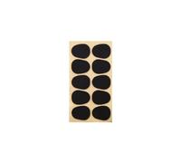 10pcs Clarinetto Bocchino Patch Sassofono Cuscini In Silicone Ambientale Strumenti Musicali Pad Sax Accessori Nero 0.3