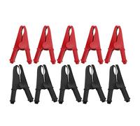 10Pcs Clip di Coccodrillo Isolato Morsetto del Caricatore Della Batteria 30A Clip di Prova Elettrica Clip di Filo Pinze A Coccodrillo Morsetti di Coccodrillo
