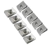 10pcs clip di tipo U in acciaio inossidabile con filettatura m6 m5 m4 m8 8mm 5 mm 6 mm da 4 mm da dadi di riempimento compatibili con moto per auto(M8)