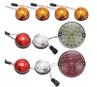 10Pcs Complete LED Light Lamp Upgrade Kit Fit For Land Rover 90/110 Defender