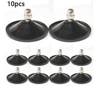 10Pcs Con M6 Filo 55mm Ventose, Con Zigrinato Dado Trasparente for Cucina