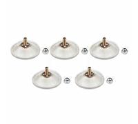 10Pcs Con M6 Filo 55mm Ventose, Con Zigrinato Dado Trasparente for Cucina