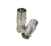 10Pcs Connettore BNC Femmina Jack A IEC PAL DVB-T Femmina Jack Adattatore RF Coassiale