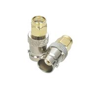 10Pcs Connettore BNC Femmina Jack A Spina Maschio SMA Adattatore RF Coassiale