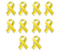 10pcs Consapevolezza Risvolto Pin Nastro Spilla Cancro Al Seno Assistenza Sanitaria Distintivi Benessere Pubblico Accessori Gioielli Spille Nastro di Consapevolezza, Misura unica, come descritto