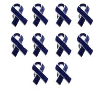 10pcs Consapevolezza Risvolto Pin Nastro Spilla Cancro Al Seno Assistenza Sanitaria Distintivi Benessere Pubblico Accessori Gioielli Spille Nastro di Consapevolezza, Misura unica, come descritto