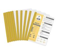 10pcs Copertine Trasparenti per Rapporti, A4 Rapporto Copertina, Plastica Copertine Rilegatura con Barra Scorrevole per Organizzatore di File Ufficio Documenti. Tenere Fino a 40 Fogli (Giallo)
