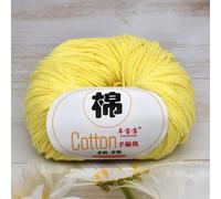 10pcs Cotone Lana Morbido Pettinato Mano Maglia Uncinetto 50g 125m/125m