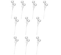 10PCS Creativamente Bastone Dei Capelli Crafting Base Bastone Accessori Base Per Gli Appassionati di Moda Giocattolo Forniture Clip Making Set Lungo Clip Set
