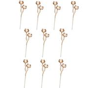 10PCS Creativamente Bastone Dei Capelli Crafting Base Bastone Accessori Base Per Gli Appassionati di Moda Giocattolo Forniture Clip Making Set Lungo Clip Set