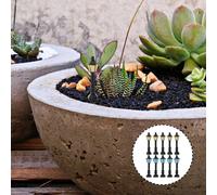 10pcs Creative Street Lampione mini casa mobili da giardino in miniatura Decor