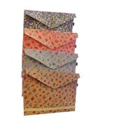 10pcs Creative Vintage Dots Flower Fabric A4 Documents File Bag Cute Files Folder Student Storage Stationery School Office Supplies Random style Per Scrivania