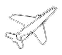 10pcs Cute Airplane Shape Clip di carta Clip di file di carta Morsetti Bookmark Marcatura del documento Organizzatore Clip di articoli di cancelleria
