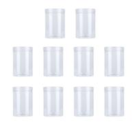 10pcs da 500 ml di plastica trasparente barattolo cucina sigillato snack