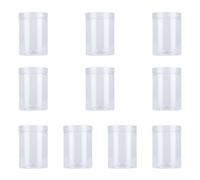 10pcs da 500 ml di plastica trasparente barattolo cucina sigillato snack
