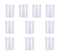 10pcs da 500 ml di plastica trasparente barattolo cucina sigillato snack