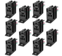 10pcs DC 12V/24V 4 terminali presa relè connettore cablaggio per auto Carrello