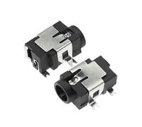 10PCS DC031A DC Power Supply Jack Socket Female Panel Connector 3.5mm 1.35mm DC-031A 3.5 * 1.35