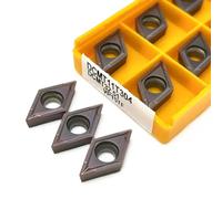 10PCS DCMT11T304 DCMT11T308 DCMT070204 VP15TF US735 UE6020 Utensili for tornitura interna Inserto in metallo duro DCMT Utensili for tornio in metallo Inserti(DCMT11T304 VP15TF)