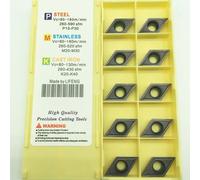 10Pcs DCMT11T304 LF6018 DCMT32.51 CNC Carburo Girevole Inserti Tainless