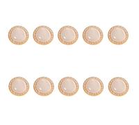 10Pcs Decorative Metal Buttons Decorative Clothing Button Fasteners for Handmade Garments Jackets Dress Coat Sewing Garment Buttons