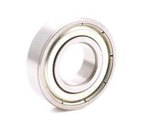 10pcs Deep Groove Ball Bearings, 10mm Bore Assortment with Various Outer Diameters, Metal Shielded,Come mostrato,10x22x6