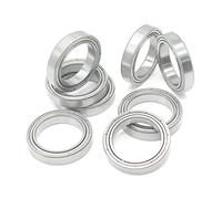 10pcs Deep Groove Ball Bearings, 15x21x4mm, Compact Design for Limited Space,Come mostrato,30x37x4