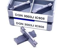 10PCS DGN2002C/2002J IC908 DGN3003J/3003C Inserto In Metallo Duro CNC Per Scanalature DGN 3003J Per Utensili Da Taglio Utensili Per Tornio(DGN3003J IC908)
