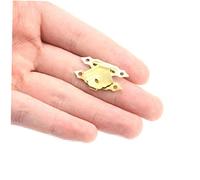 10pcs di Legno della Cassa della Scatola Hasp Chiusura a Scatto, Mini Caso di Legno Hasp per Mobili per La Casa Fibbia Chiusura di Blocco