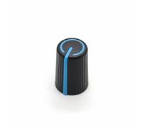 10pcs Diametro Del Tappo A Manopola Di Plastica 11,5mm Di Altezza 17mm Manopola Encoder Potenziometro 270 Gradi D Foro Interno 6 Mm,Blue