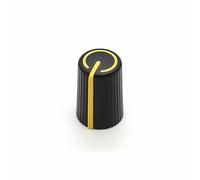 10pcs Diametro Del Tappo A Manopola Di Plastica 11,5mm Di Altezza 17mm Manopola Encoder Potenziometro 270 Gradi D Foro Interno 6 Mm,Yellow