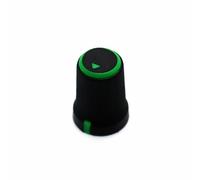 10pcs Diametro Del Tappo A Manopola Di Plastica Diametro 12mm Di Altezza 17mm Knober Encoder 270 Gradi D Foro Interno 6 Mm,green