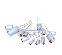 10Pcs DIP Solid Electrolytic Capacitor 25V 47UF 100UF 220UF 270UF 330UF 470UF 560UF 680UF 820UF 1000UF AUOQKQUT(25V1000UF 10X16)