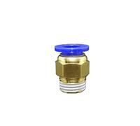 10PCS DN8 G1/4" Male x Fit Tube OD 8mm Brass Pneumatic Air Hose Quick Connector Push In Coupler Water Gas Oil