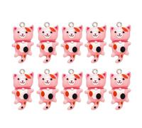 10Pcs Dolce Ciondolo Dei Monili Decorativi Della Resina Artigianato Set Delizioso Gioielli Modello Per Home Studios Animal, Misura unica, come descritto, come descritto