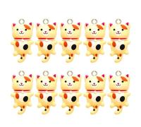 10Pcs Dolce Ciondolo Dei Monili Decorativi Della Resina Artigianato Set Delizioso Gioielli Modello Per Home Studios Animal, Misura unica, come descritto, come descritto