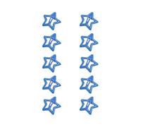 10pcs Dolce Colore Hairpin Fluorescente A Forma di Stella Clip di Capelli per Le Donne Treccia Dei Capelli Ragazza Partito Barrettes