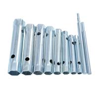 10pcs Dual-Ended Spanner Socket Idraulico Tap D-Dado Set Presa estesa