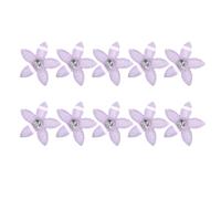 10Pcs Elegante Piccolo Floreale Lega di Metallo Forcine Per Le Donne Ragazze Evento Nuziale Styling quotidiano Fiore Clip di Capelli Parrucchino Prom Hairstyle Flower Clip